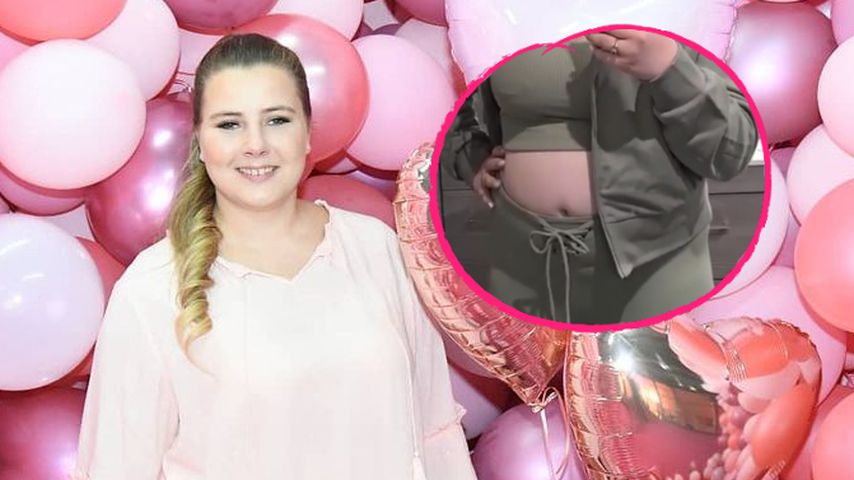 Deutliche Wölbung: Sarafina Wollny zeigt ihren Babybauch