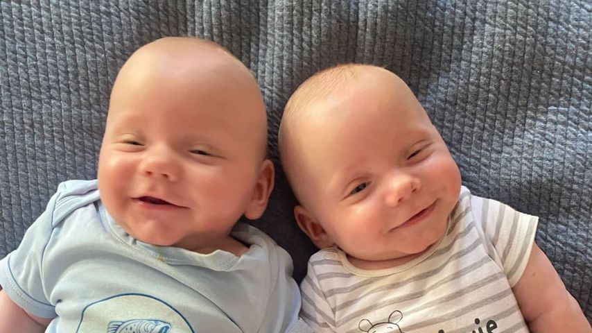 Sarafina Wollnys Zwillinge Casey und Emory