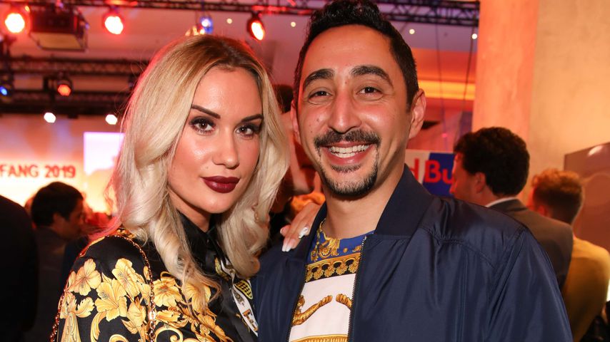 Sarah Bora und Eko Fresh bei der Medienboard Party, Februar 2019