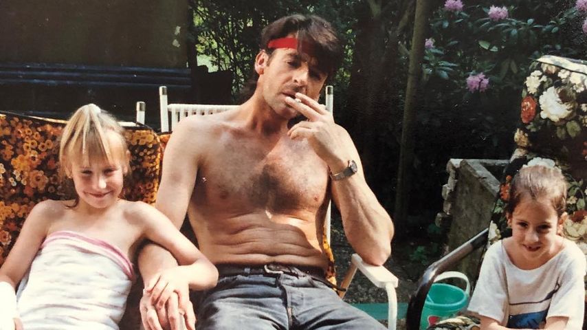 Sarah Connor mit ihrem Papa und ihrer Schwester Anna-Maria Ferchichi