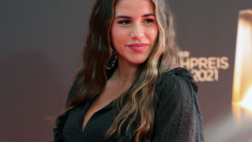 Sarah Engels beim Deutschen Fernsehpreis in Köln im September 2021