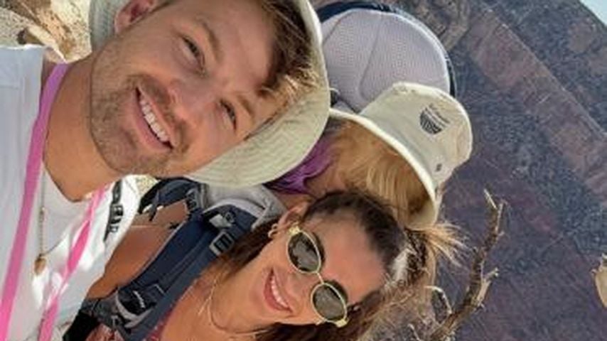 Sarah Engels mit Ehemann Julian und Tochter Solea