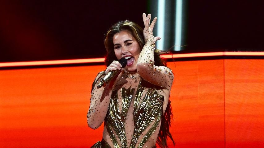 Sarah Engels beim ersten ESC-Halbfinale 2026 in der Wiener Stadthalle