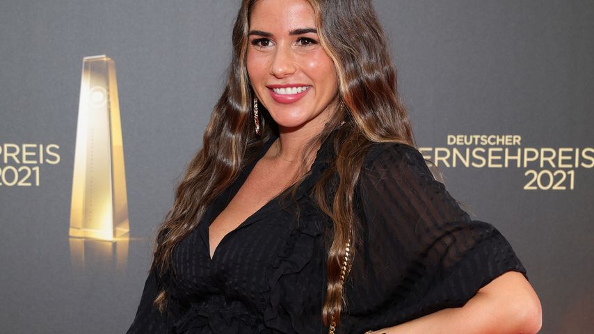 Sarah Engels beim Deutschen Fernsehpreis in Köln im September 2021