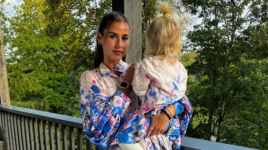 Sarah Engels mit ihrer Tochter Solea