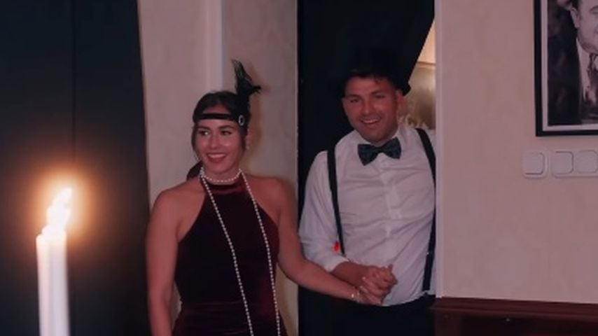 Sarah Engels mit ihrem Mann Julian an ihrem 34. Geburtstag