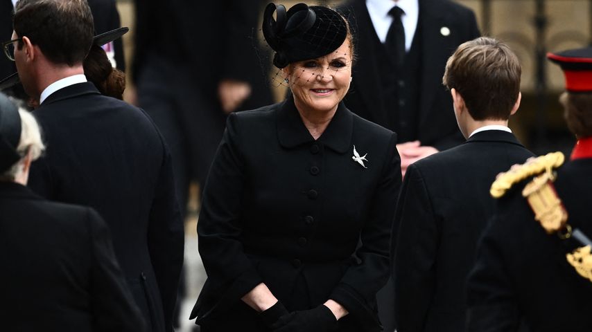 Sarah Ferguson auf der Beerdigung von Queen Elizabeth II., September 2022