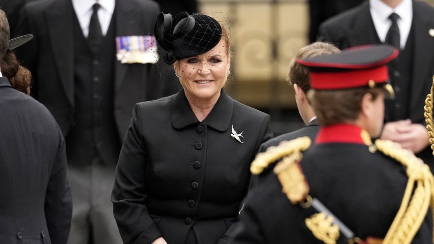 Sarah Ferguson beim Staatsbegräbnis der Queen 2022
