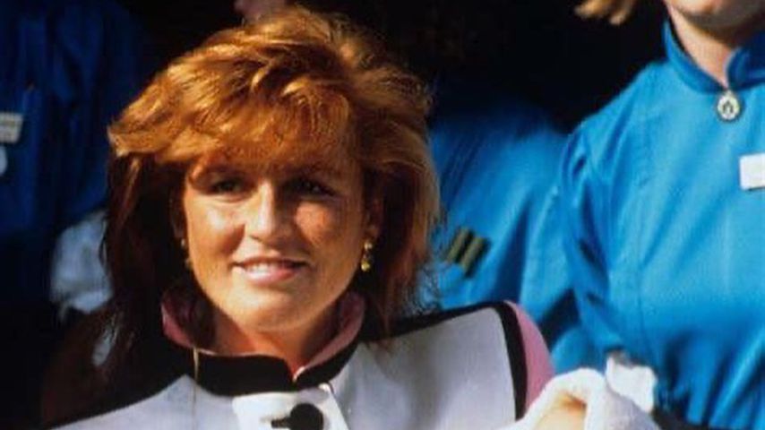 Sarah Ferguson und ihre Tochter Prinzessin Eugenie im März 1990