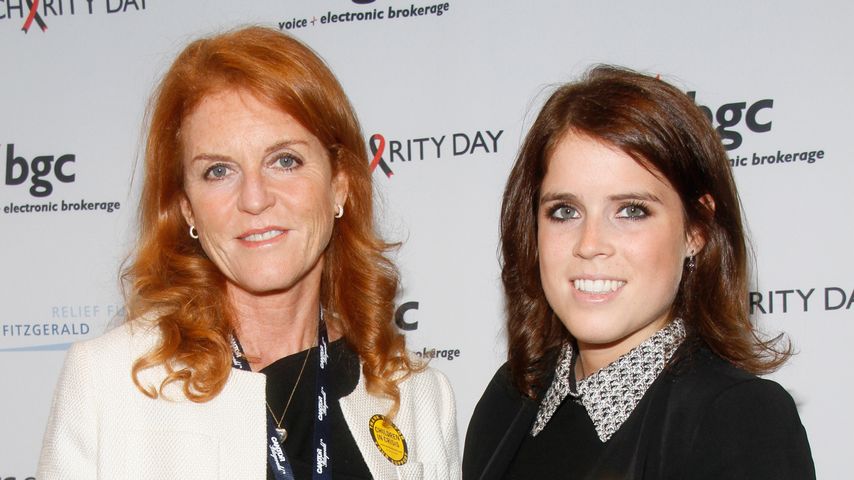 Sarah Ferguson mit ihrer Tochter Eugenie bei einer Veranstaltung im September 2014
