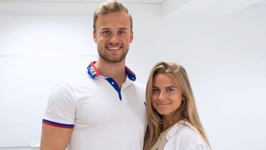 Sarah Franssen mit ihrem Mann Henri, April 2022