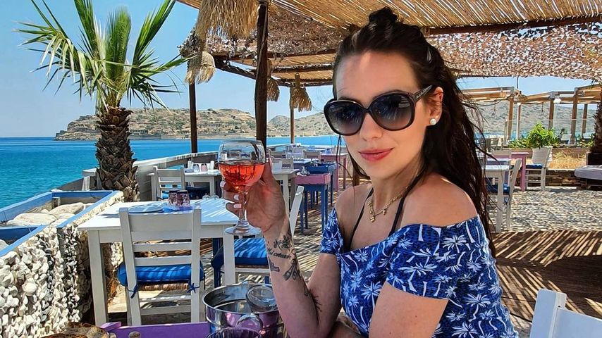 Sarah Gehring im Griechenland-Urlaub