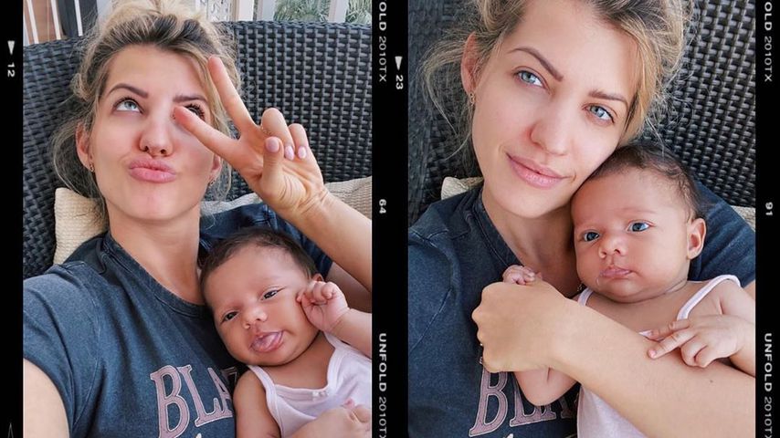 Sarah Harrison teilt süße Selfie-Session mit Tochter Kyla
