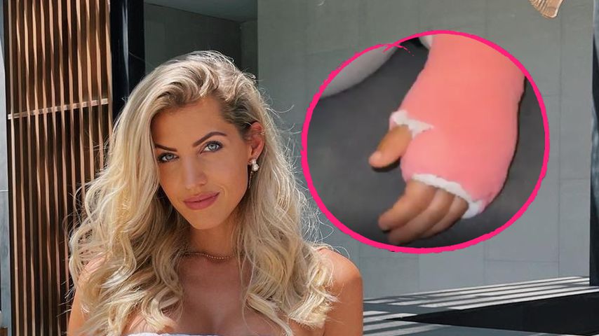 Sarah Harrisons Mia Rose hat sich erneut einen Arm gebrochen