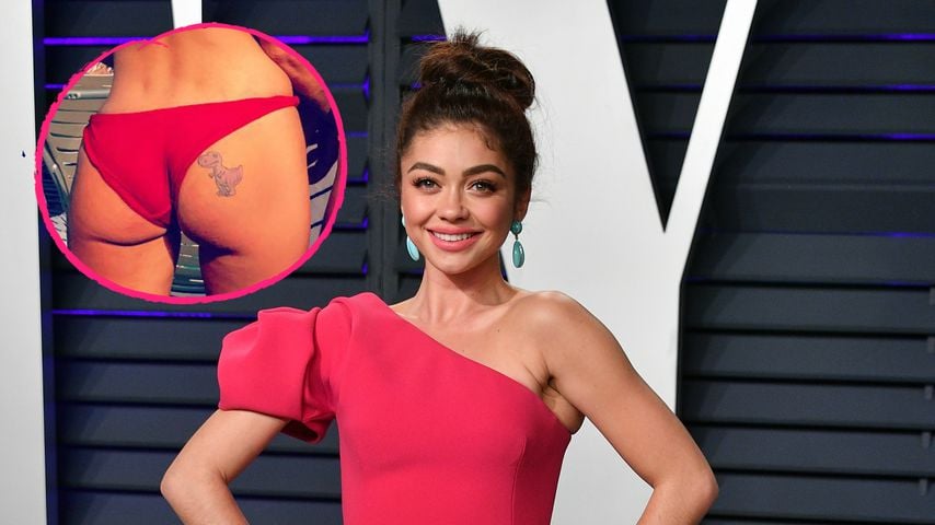 Schmerzhaft: Sarah Hyland lässt sich Dino-Tattoo entfernen