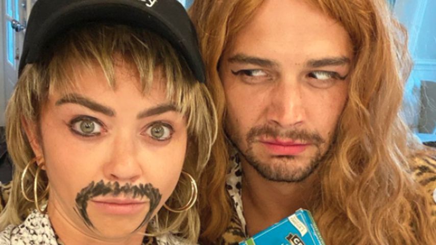 Fake-Schnauzer & Vokuhila: Sarah Hyland macht auf Joe Exotic