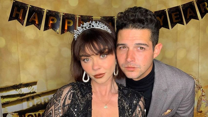 Sarah Hyland mit ihrem Ehemann Wells Adams