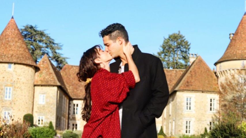 Sarah Hyland mit ihrem Verlobten Wells Adams