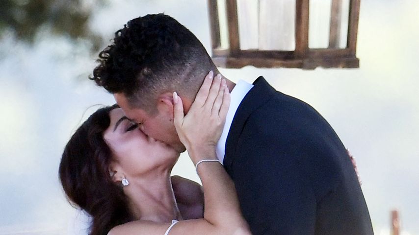 Sarah Hyland und Wells Adams bei ihrer Hochzeit, August 2022 in Kalifornien