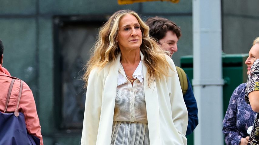 Sarah Jessica Parker am "And Just Like That"-Set im November 2021