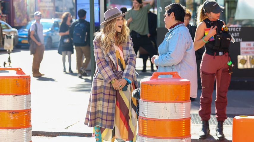 Sarah Jessica Parker am "And Just Like That"-Set im November 2022