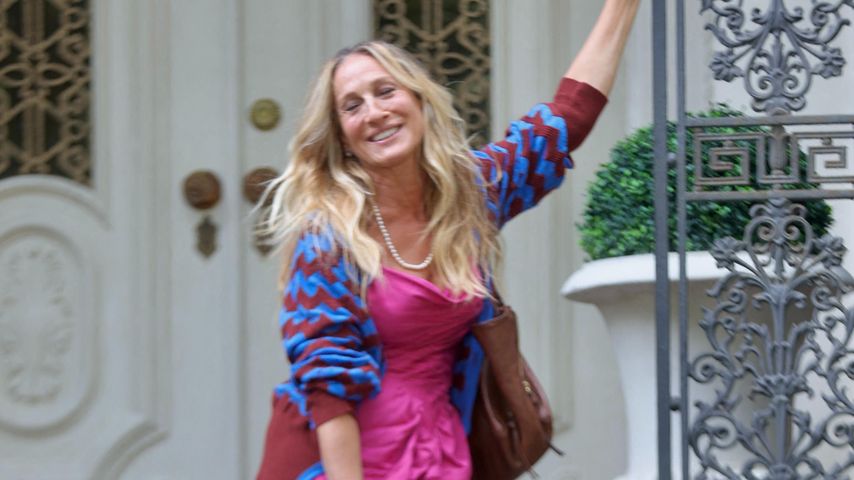 Bunt und sexy: Sarah Jessica Parker begeistert am Serien-Set