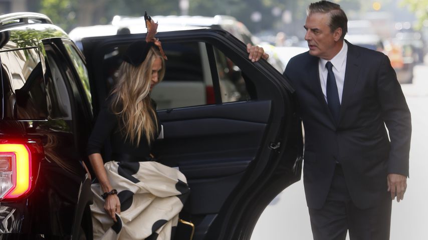 Sarah Jessica Parker und Chris Noth, 2021 in New York