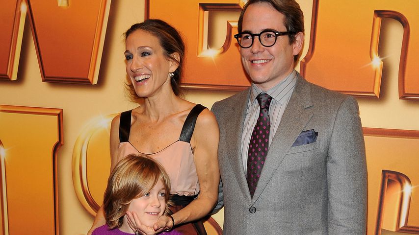 Sarah Jessica Parker und Matthew Broderick mit Sohn James, 2011 in New York