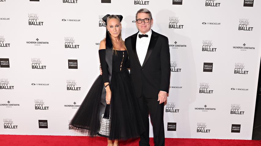Selten: Sarah Jessica Parker und Matthew entspannt in London