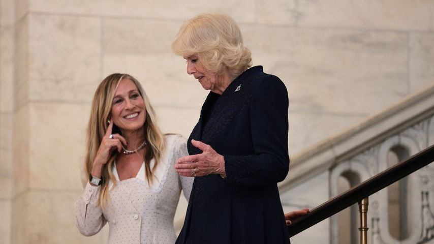 Sarah Jessica Parker und Königin Camilla, April 2026