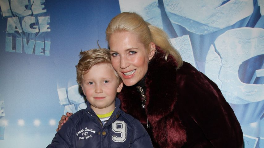 Sarah Kern mit ihrem Sohn Romeo, 2014