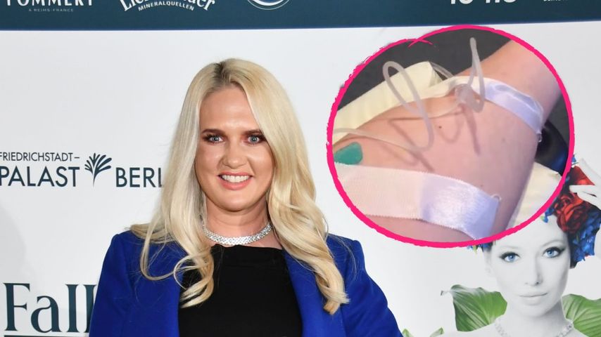 "Bei mir läuft": Sarah Knappik hängt nach Hörsturz am Tropf