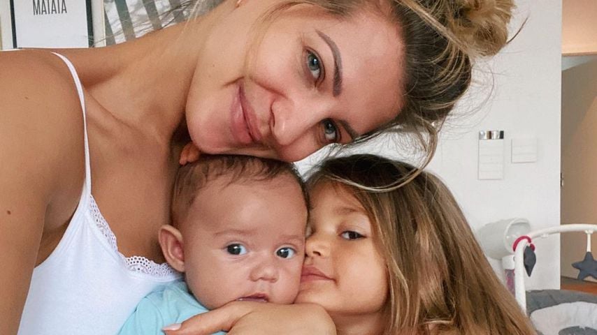 Sarah, Kyla und Mia Rose Harrison