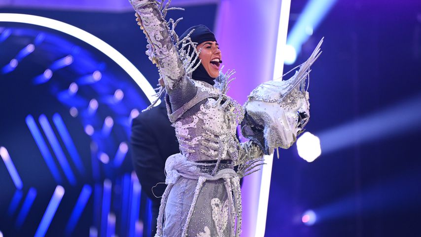 Sarah Lombardi als Skelett im "The Masked Singer"-Finale 2020