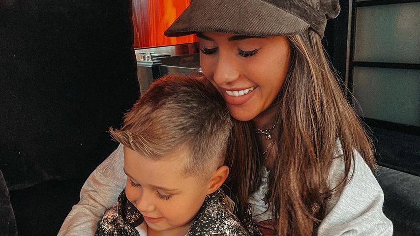 Sarah Engels und ihr Sohn Alessio