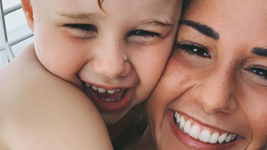 Mit Papa im Urlaub: Sarah vermisst Söhnchen Alessio sehr