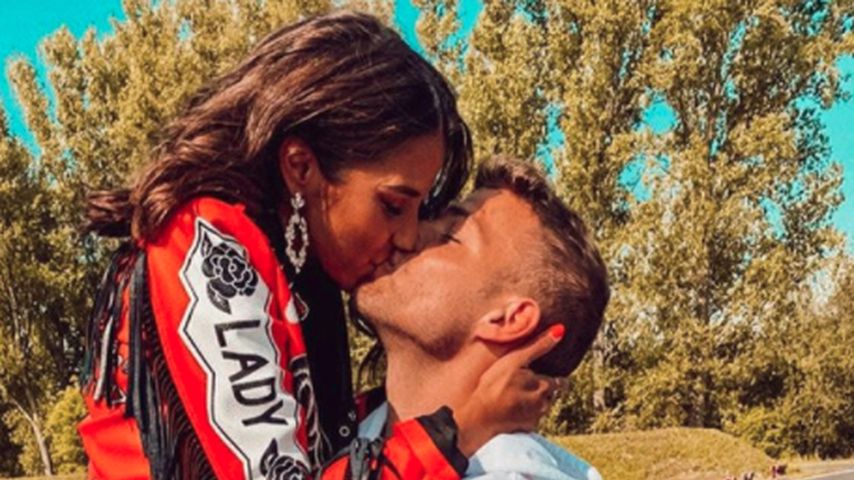 Sarah Lombardi und Julian Büscher im Mai 2020