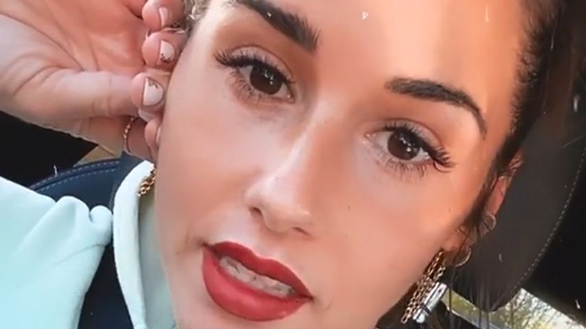 Sarah Lombardi vor der Konfrontation mit einem Paparazzi