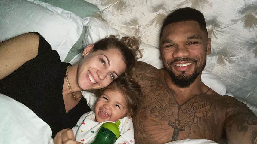 Sarah, Mia Rose und Dominic Harrison