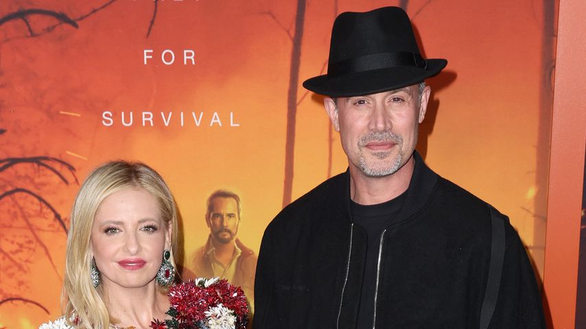 Sarah Michelle Gellar mit ihrem Ehemann Freddie Prinze Junior, Januar 2023