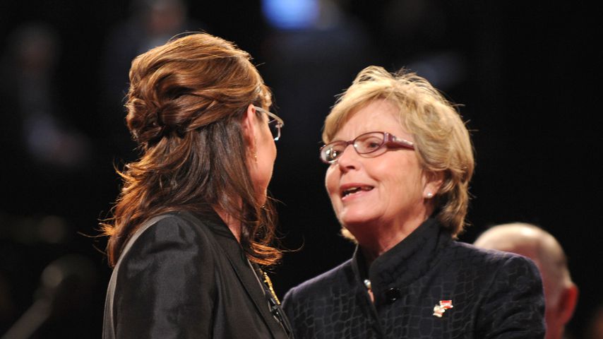 Sarah Palin mit ihrer Mutter Sally Heath, 2008