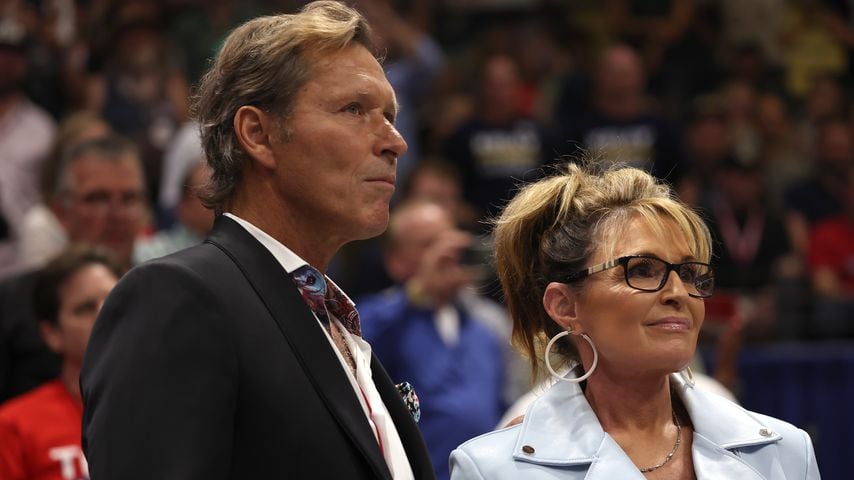 Ron Duguay und Sarah Palin in Alaska, Juli 2022