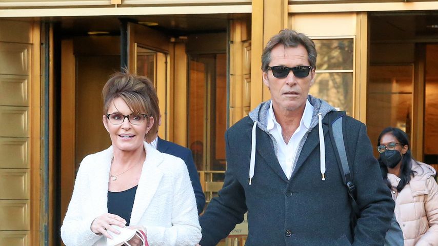 Sarah Palin und Ron Duguay im Februar 2022