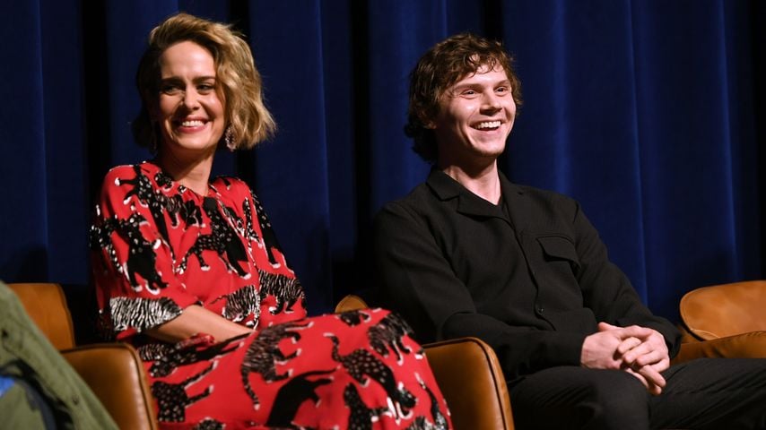 Sarah Paulson und Evan Peters, "American Horror Story"-Stars