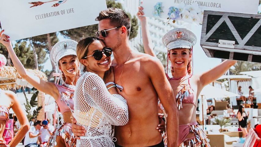 Sarah Richmond und Julian Weigl an Sarahs Geburtstag