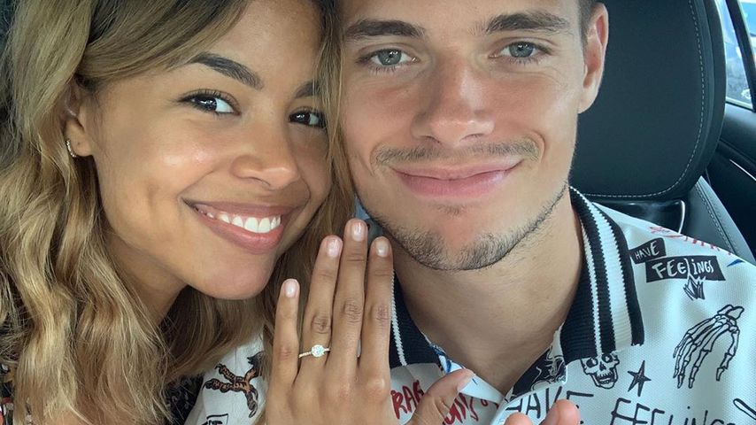 So romantisch machte Julian Weigl seiner Sarah den Antrag