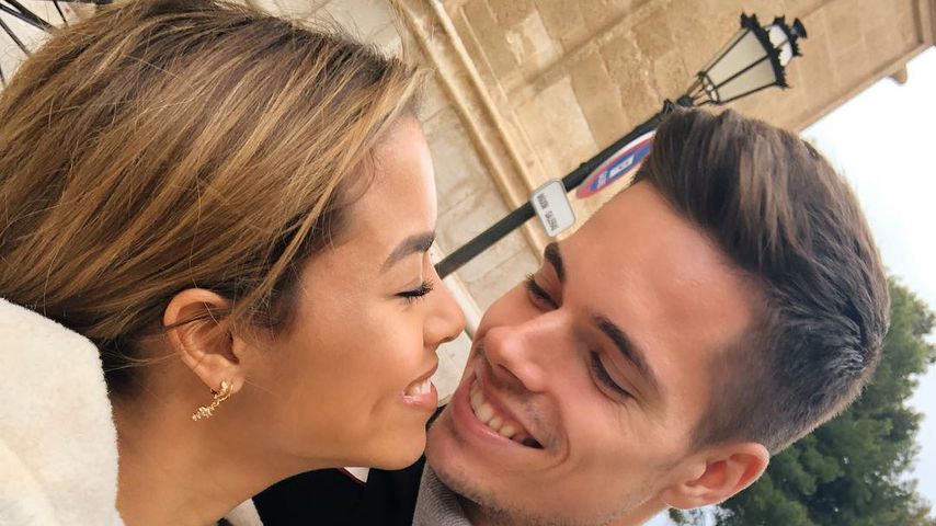 Sarah Richmond und Julian Weigl im März 2019