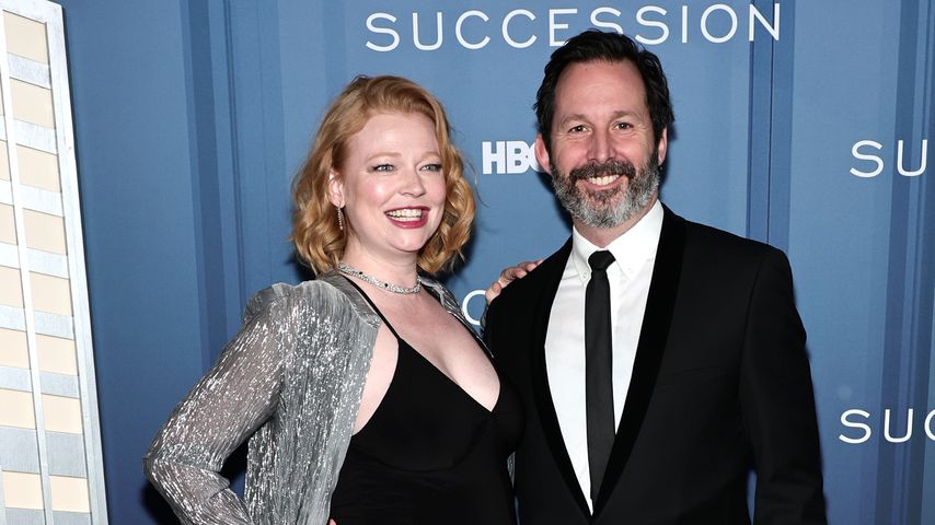 Sarah Snook und ihr Ehemann Dave Lawson, März 2023