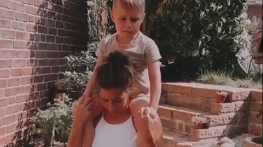 Sarah und Alessio Lombardi im April 2020