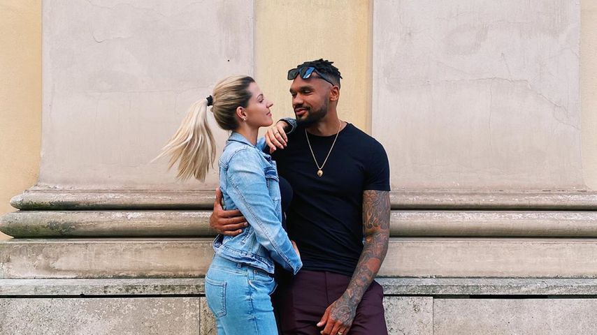 Sarah und Dominic Harrison im August 2020